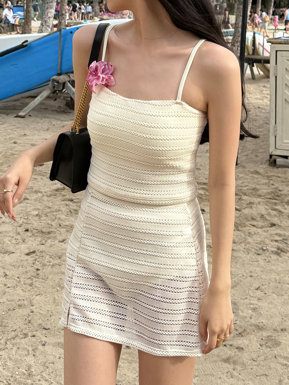 きこビキニセット水着を使用したコーデ