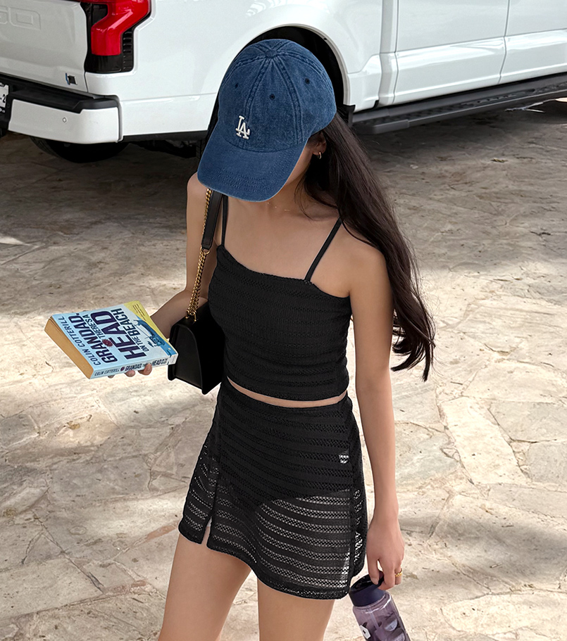 きこビキニセット水着を使用したコーデ