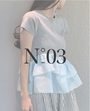 きこさんItem Listニットペプラムトップス