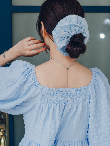 赤埴奈津子　ティティベイト コラボ スクエアチュニックトップスシュシュセット