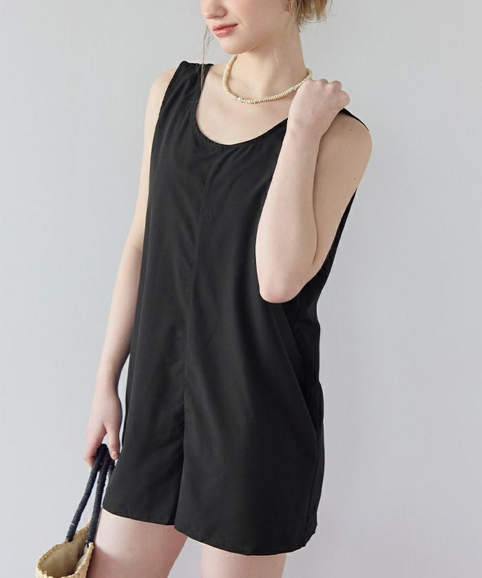 シンプルタンクトップオールインワン/水着【SEADRESS シードレス