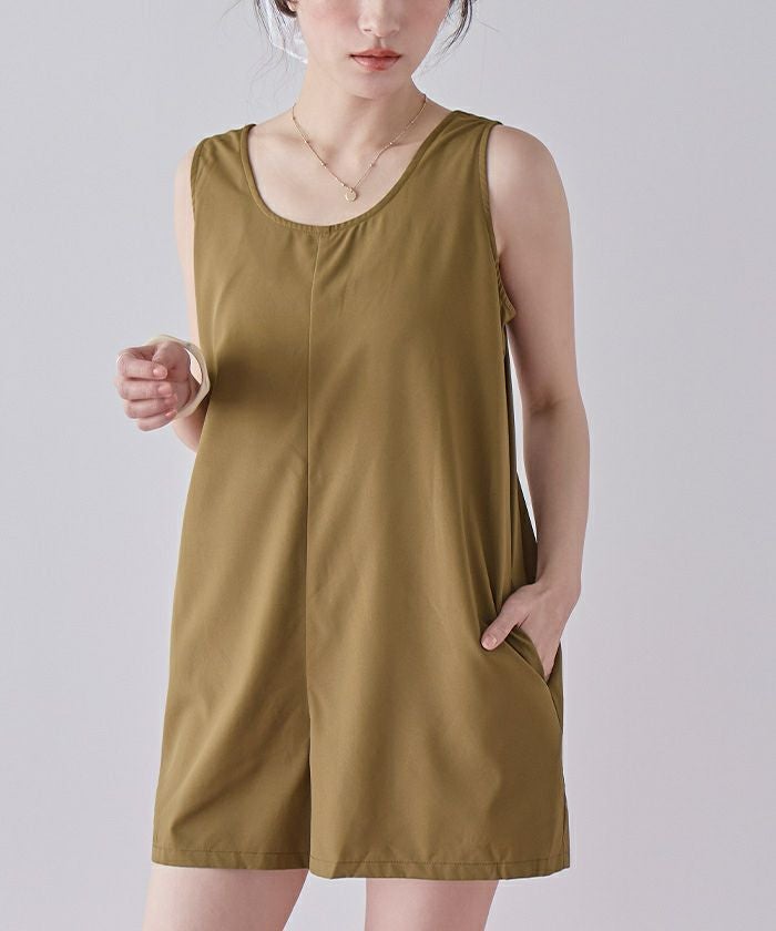 シンプルタンクトップオールインワン/水着【SEADRESS シードレス