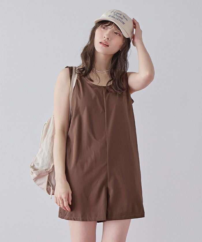シンプルタンクトップオールインワン/水着【SEADRESS シードレス