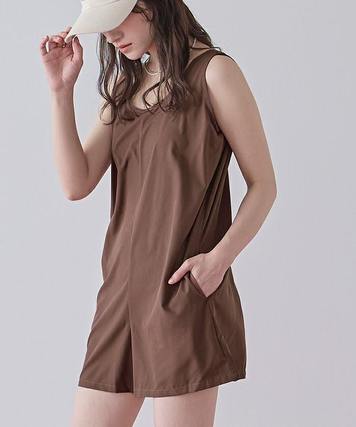 シンプルタンクトップオールインワン/水着【SEADRESS シードレス