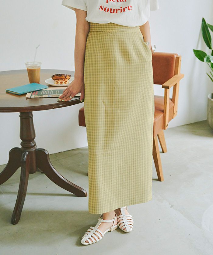 バッグ スカート S 専用 バックスリットIラインスカート | titivate