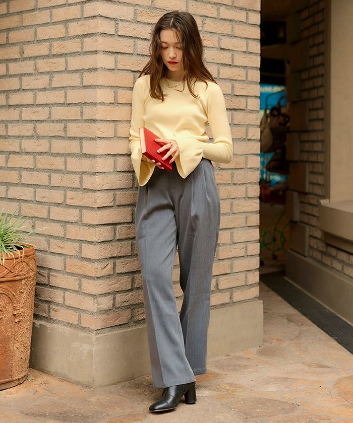 FOXEY ベルスリーブのニットトップス　2018年46440円 セール☆1690円→990円ベルスリーブニットトップス レディース GC