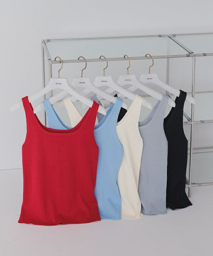 Christina Seewald ホワイト タンクトップ Christina Seewald × ë BIOTOP | J'aDoRe JUN ONLINE（ジャドール