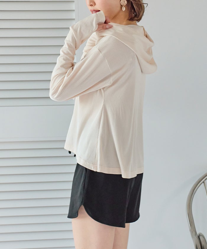 フード付トップスラッシュガードセットアップ【SEADRESS シードレス