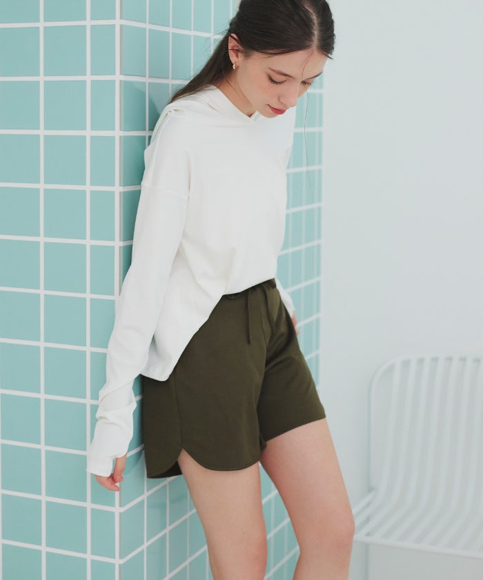 フード付トップスラッシュガードセットアップ【SEADRESS シードレス