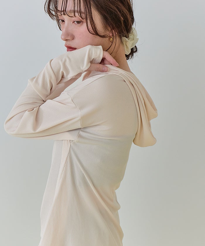 フード付トップスラッシュガードセットアップ【SEADRESS シードレス