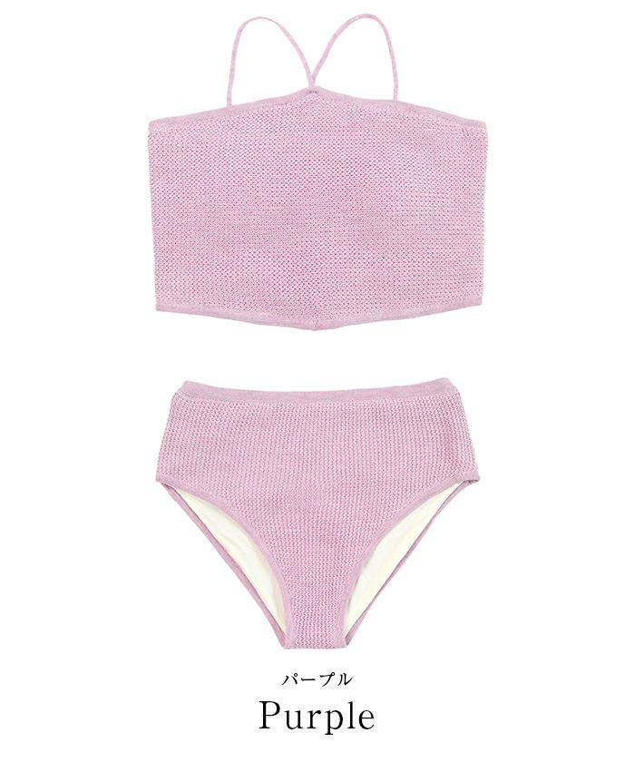 ダイヤデザインニットビキニ/水着【SEADRESS シードレス】 | titivate