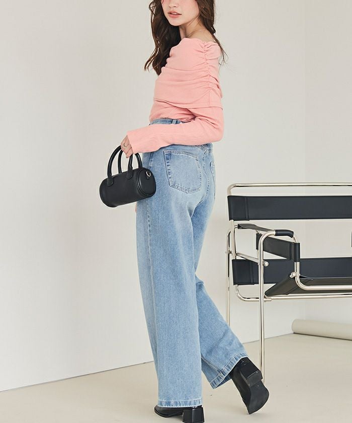 前結びオフショルニット♡ SALE】前後2wayシャギーオフショルニットプルオーバー - 12Twelve