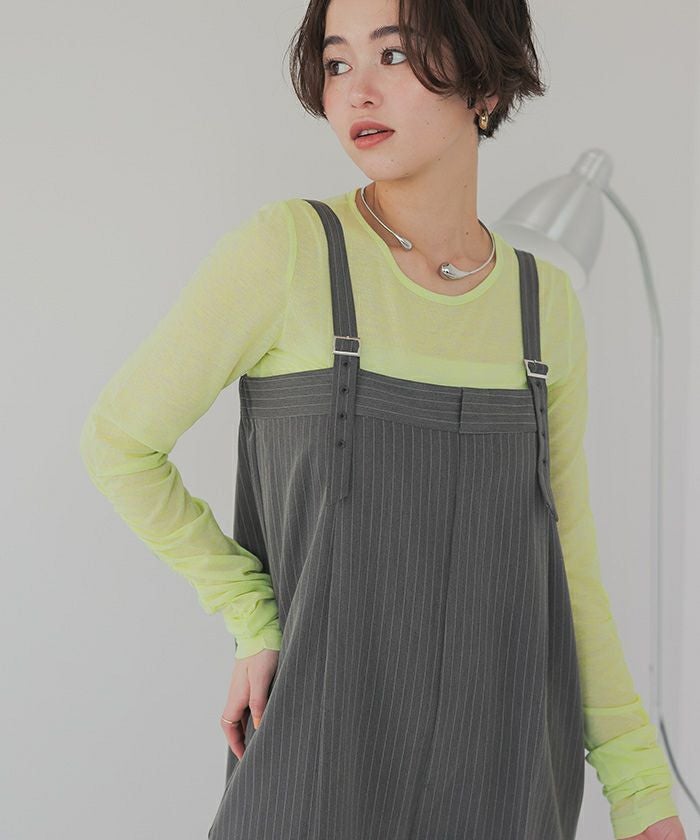 袖シャーリングシアートップス【メール便可／60】 | titivate