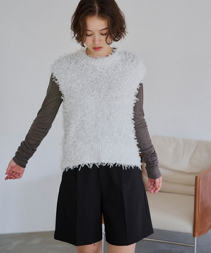 袖シャーリングシアートップス【メール便可／60】 | titivate