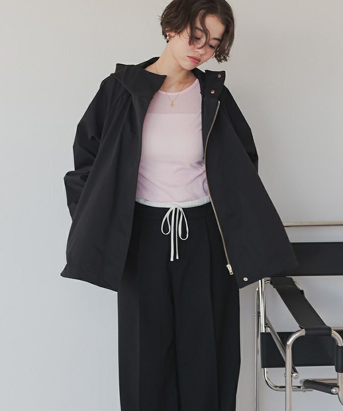 袖シャーリングシアートップス【メール便可／60】 | titivate