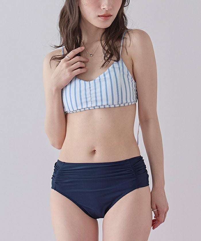 シンプルデザインストライプビキニ/水着【SEADRESS シードレス