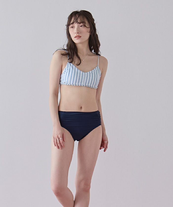シンプルデザインストライプビキニ/水着【SEADRESS シードレス