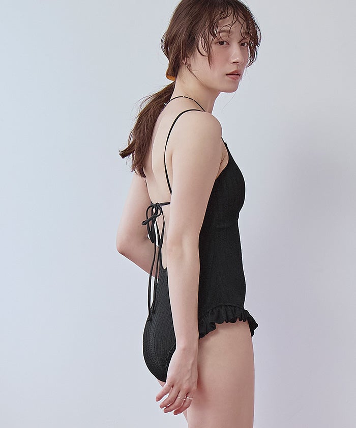 ボレロ付フリルデザインワンピース/セット水着【SEADRESS シードレス