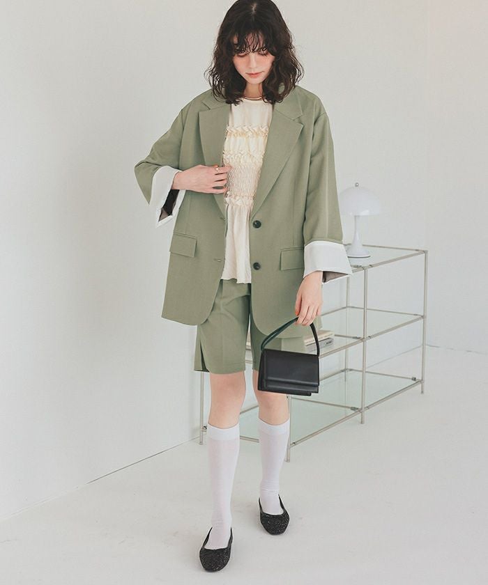 ストレートシルエットハーフパンツ | titivate