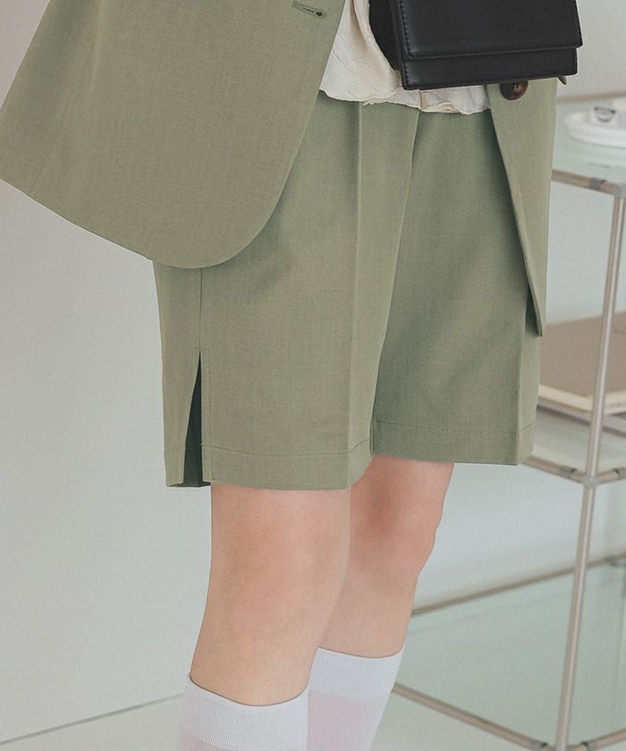 ストレートシルエットハーフパンツ | titivate