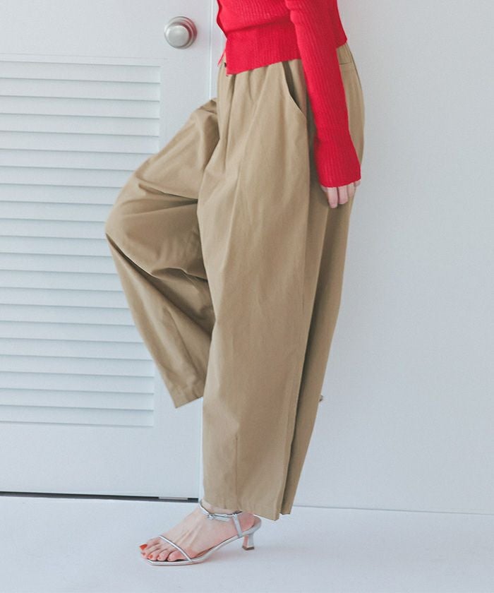 カーヴィーシルエットゴムパンツ | titivate