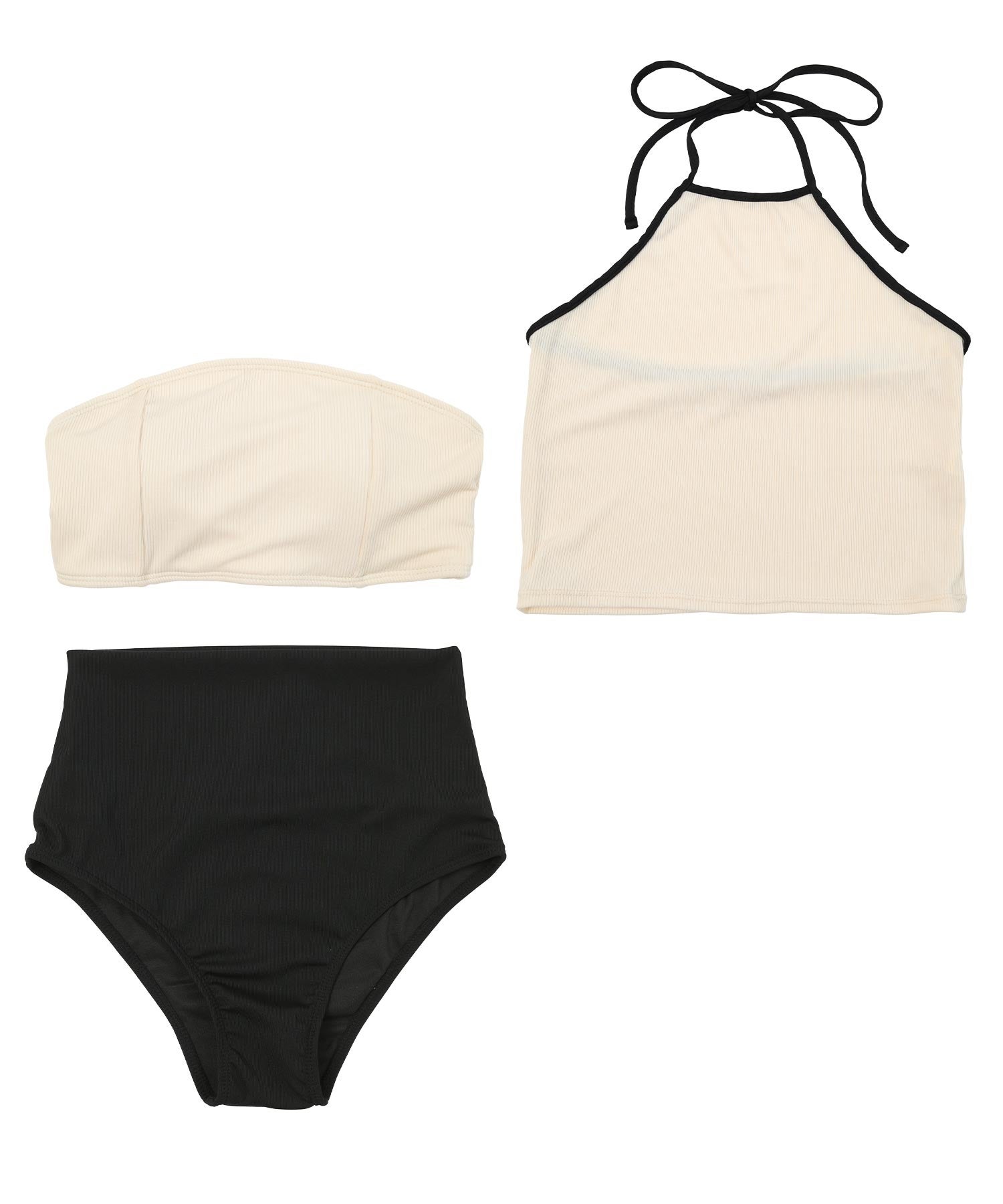 アメリカンスリーブトップス付ビキニ/セット水着【SEADRESS シードレス