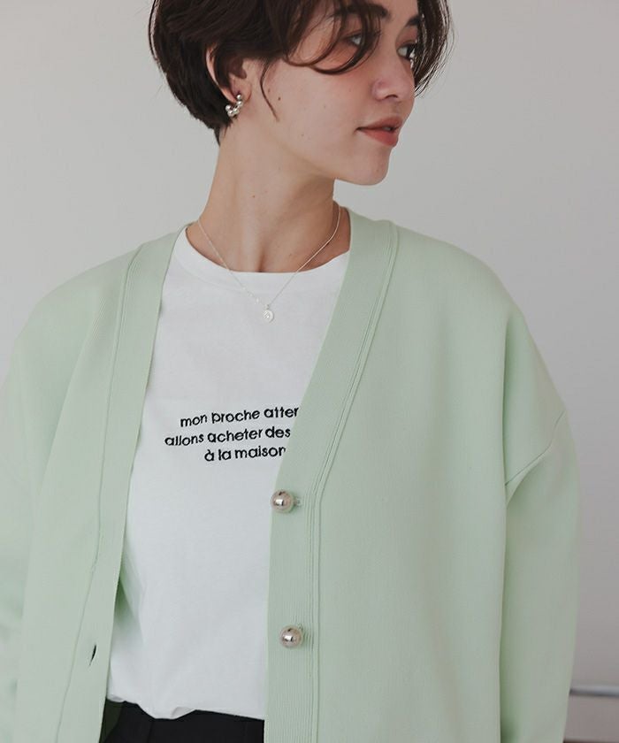 ロングスリーブ刺繍ロゴTシャツ【メール便可／90】 | titivate