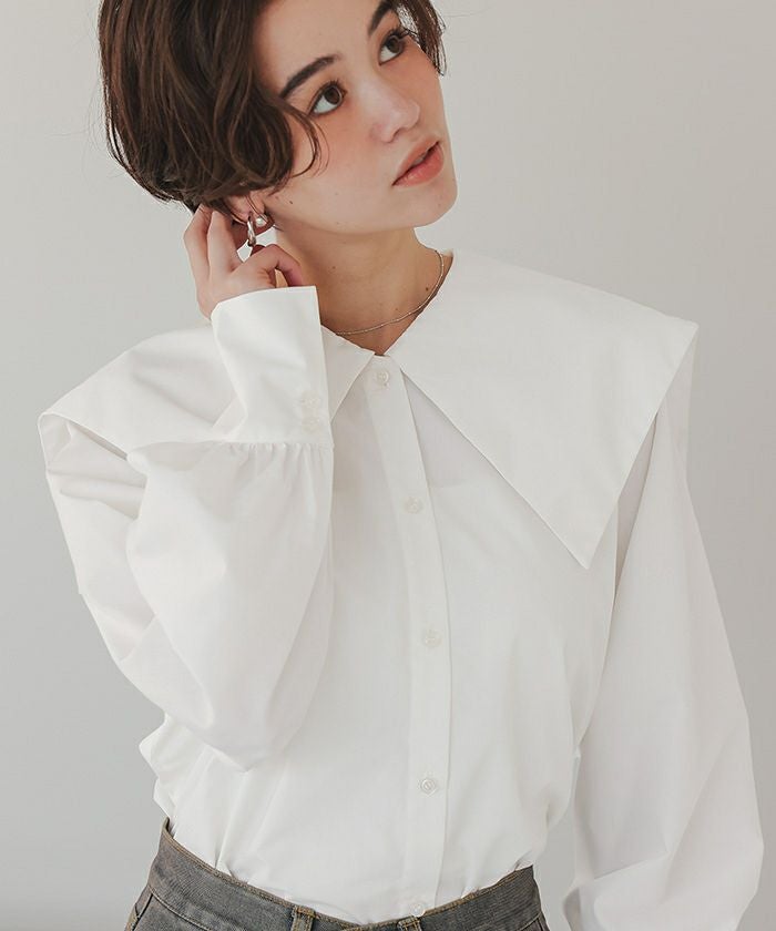 美品　ohga セーラーカラー　ブラウス セーラーカラーブラウス※WEB Store限定販売