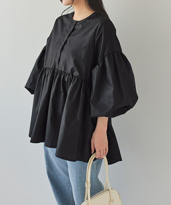 シャツ/ブラウス(長袖/七分) clastellar  volume  blous volume blouse – ClaSTEllaR
