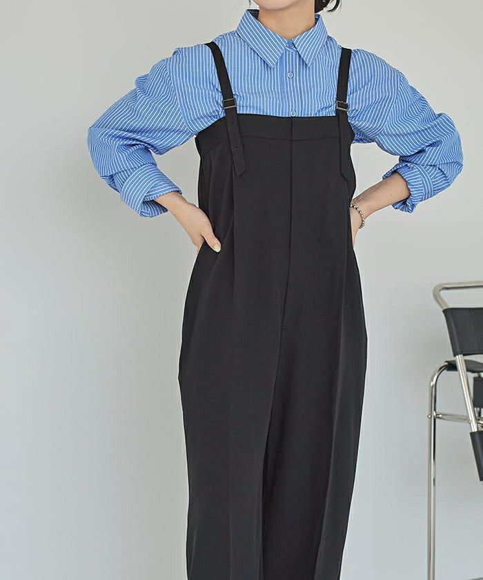 サスペンダー付ベアオールインワン | titivate
