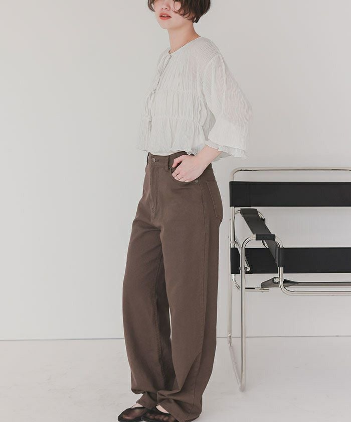 前後2wayリボンシャーリングショートカーディガン | titivate