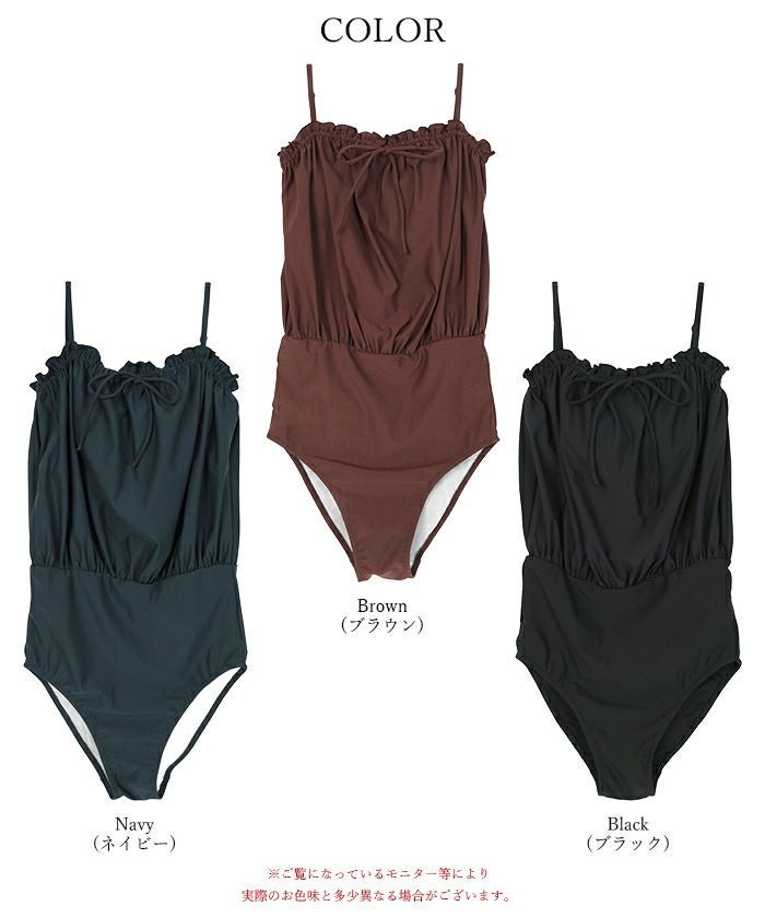 サスティナブルブラウジングワンピース/水着【SEADRESS シードレス