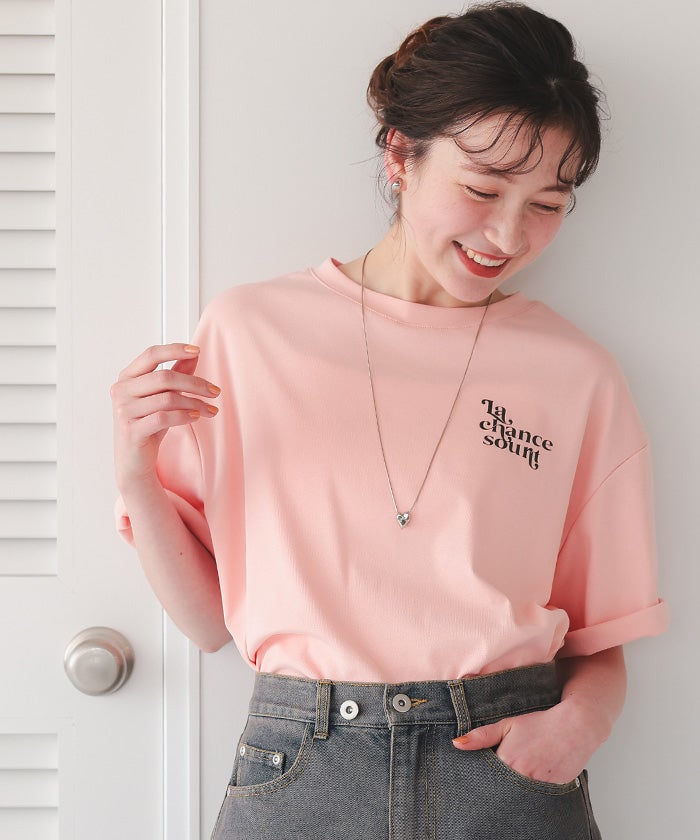 バックロゴゆるっとTシャツ【メール便可／90】 | titivate