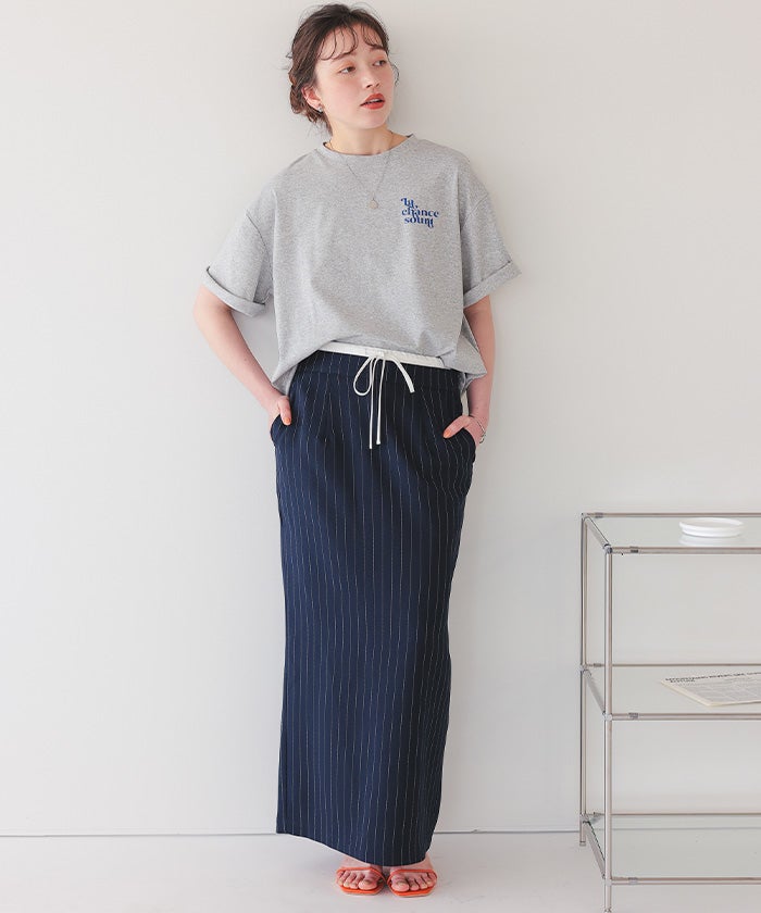 バックロゴゆるっとTシャツ【メール便可／90】 | titivate