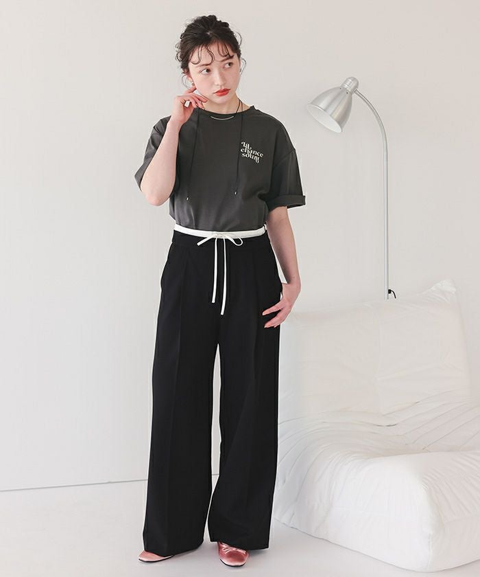 バックロゴゆるっとTシャツ【メール便可／90】 | titivate
