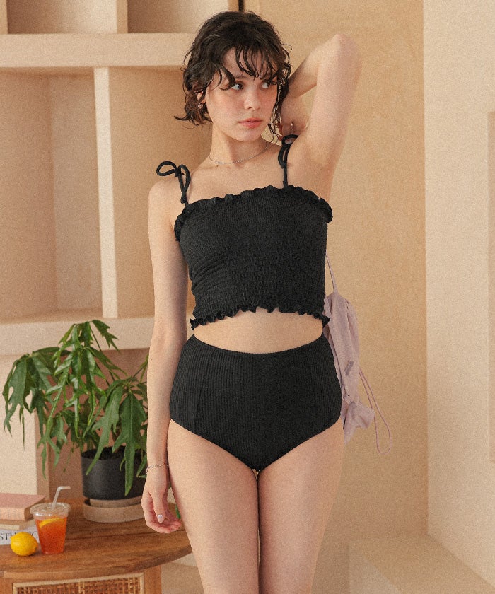 honeysalon完売新作フリル水着 フリル ビキニ セット | ファッション通販サイト NUGU