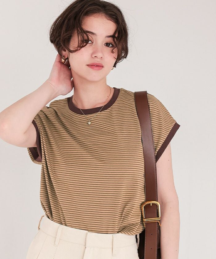 ボーダーリンガーTシャツ【メール便可／60】 | titivate