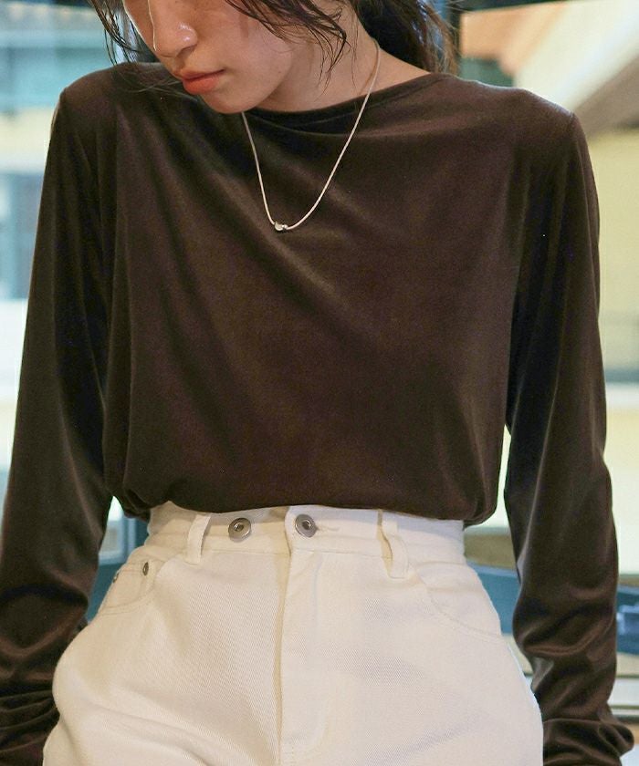 シアーベロアロングTシャツ | titivate