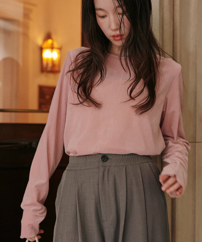 シアーベロアロングTシャツ | titivate