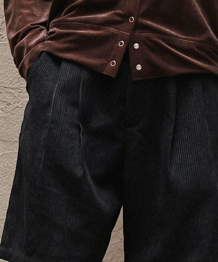 コーデュロイタックショートパンツ | titivate
