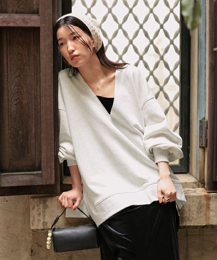 SKINSTRETCH V プルオーバー VネックメッシュSweatプルオーバー