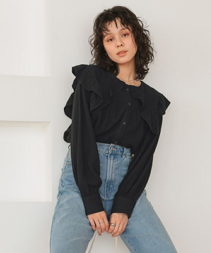 Theory 22ss フリルデザインブラウス Theory luxe - Theory 22ss フリルデザインブラウスの通販 by yu♡'s