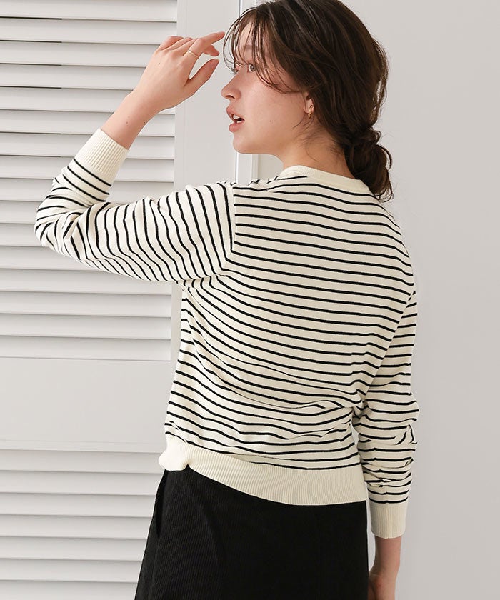 o5832　Sens Du Mai　肌触り良　カシミア　ニット　カーディガン RIGID CASHMERE SWEATER Cardigan - RAW - Yonetomi STORE ONLINE