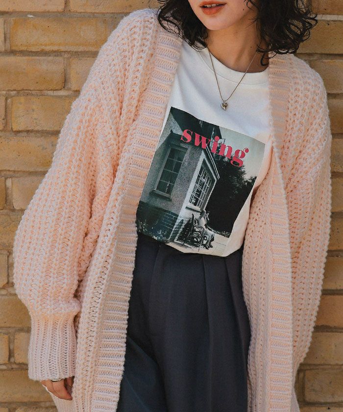 ハンドライクルーズニットカーディガン | titivate