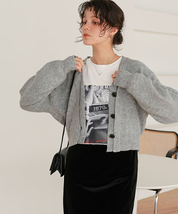 ヴィンテージライクフォトプリントロングスリーブTシャツ | titivate