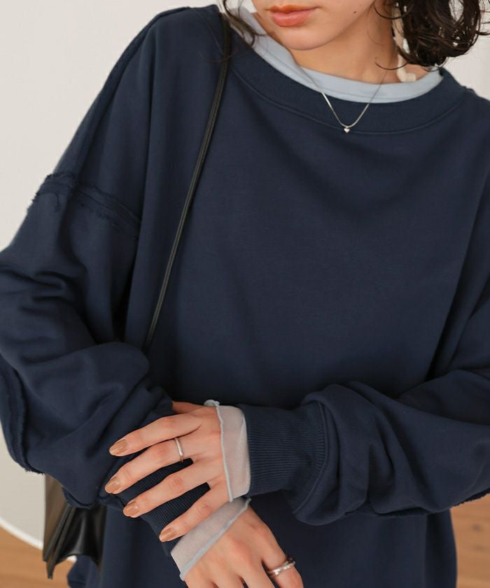 ㉑リピーターさま専用✨リニューアル品❤1本 リメイクライクオーバーサイズスウェット | titivate