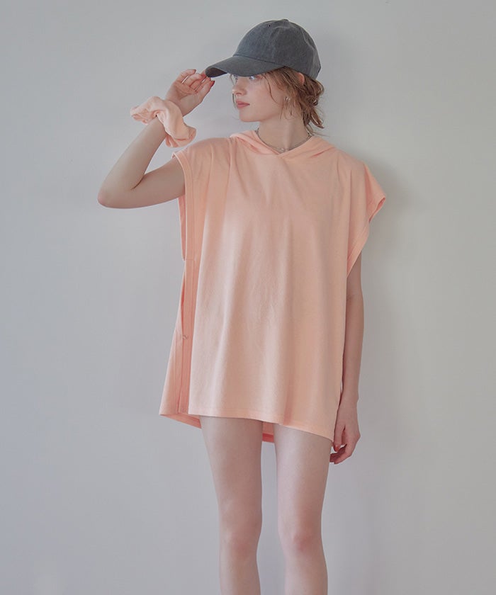 シュシュ付パイル地ポンチョ【SEADRESS シードレス】 | titivate シュシュ付パイル地ポンチョ【SEADRESS シードレス】 | titivate