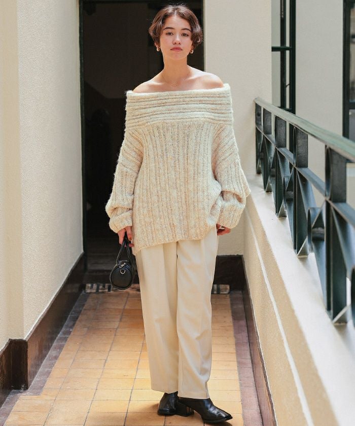 ドゥーズイエムクラス＊TURPAN RIB オフショルダーニット Deuxieme Classe（ドゥーズィエムクラス）の「TURPAN RIB オフ