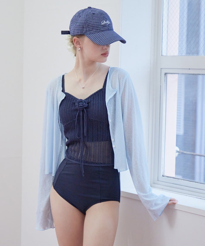 シアーショート丈トップス/ラッシュガード【SEADRESS シードレス