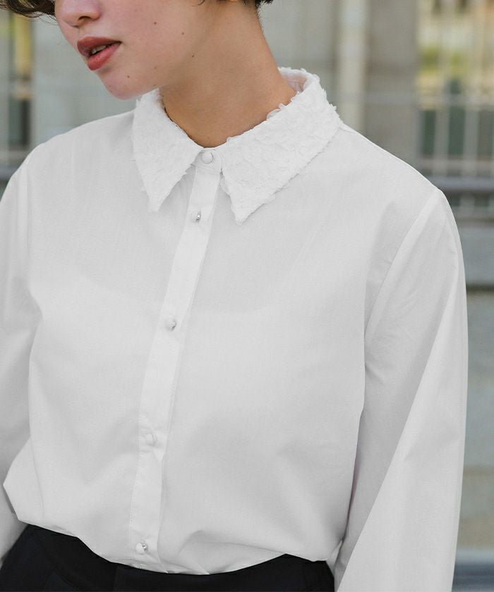 45rpm白ティシャツ　レースの襟付き 000000115956-06.jpg?size=m&w=